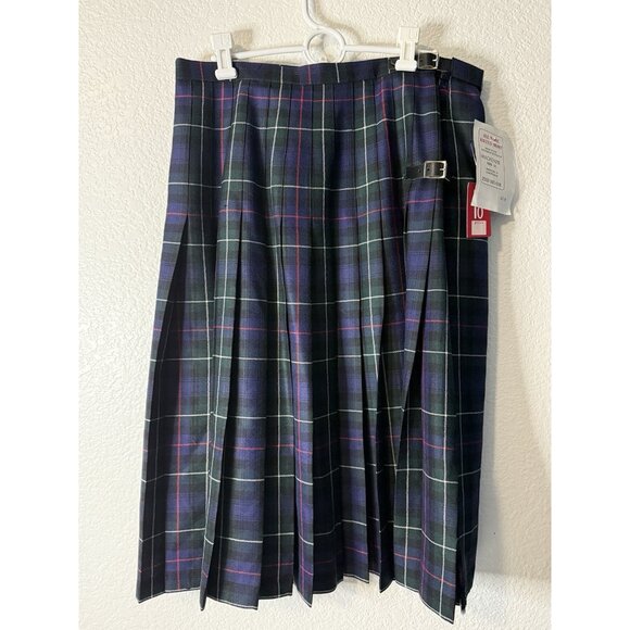 Hector Russell MacKenzie Wool Kilted Skirt NWT and Ingles Buchan Plaid NWT - Picture 1 of 8